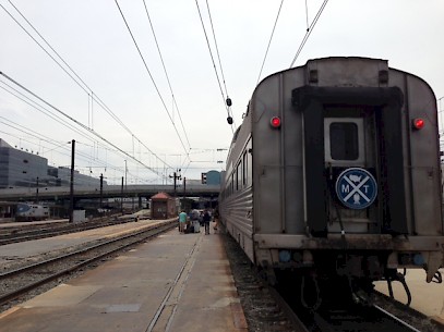 MTP arrives in Washington Union Station. Photo by Malcolm Kenton.